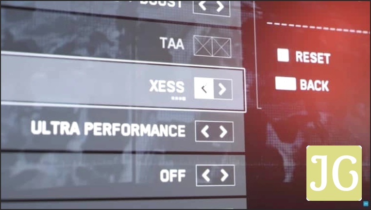 Battlefield 6 gameplay screenshot showing advanced graphics and possibly XeSS upscaling in action.