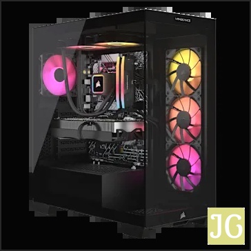 VENGEANCE a7500 Gaming PC: AMD Ryzen 7 9800X3D, GeForce RTX 5090, 64GB DDR5, 4TB (2TB/2TB) M.2 SSD, Win11 Home