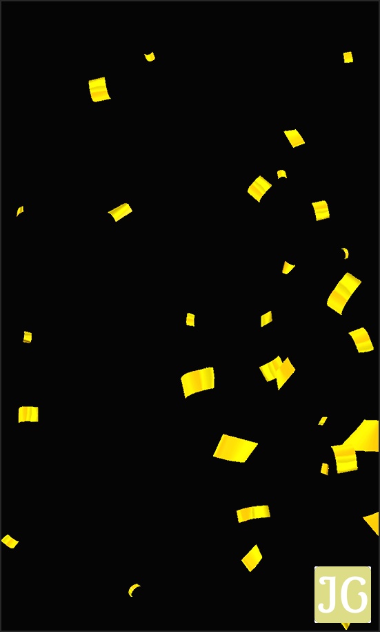 Confetti graphic for Intel Gamer Days
