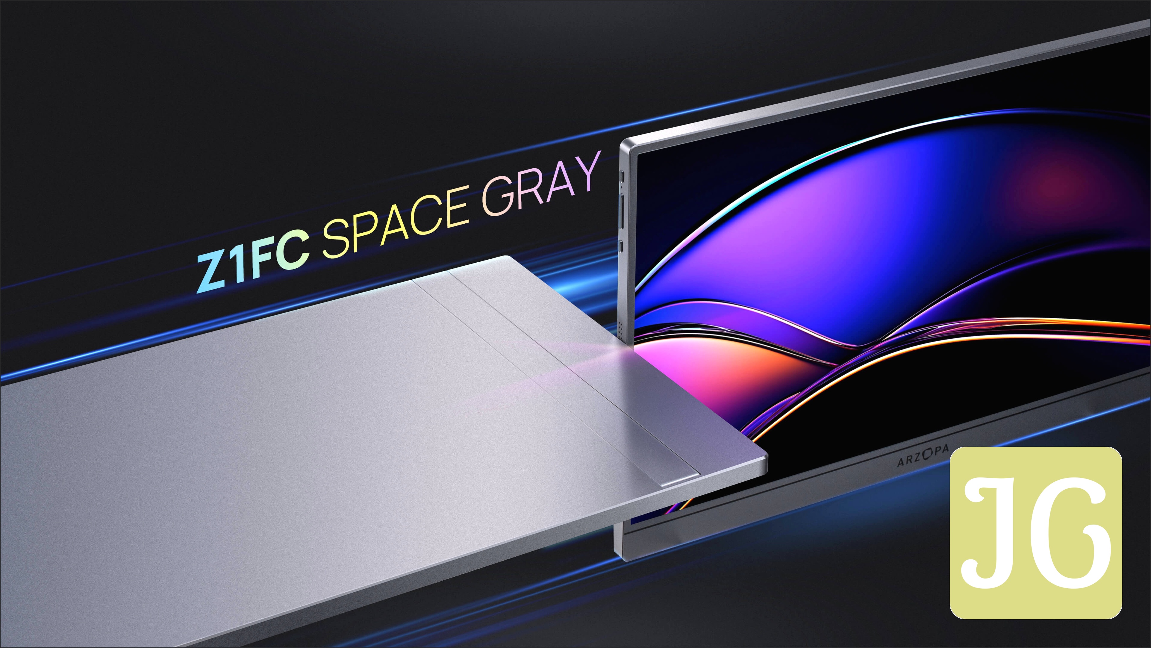 New Upgraded Gray Portable Monitor