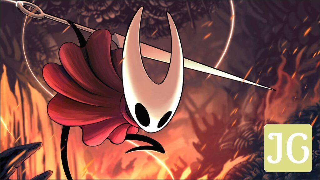 Hollow Knight: Silksong — Hornet, the heroine of the Hollow Knight sequel, leaping into action.