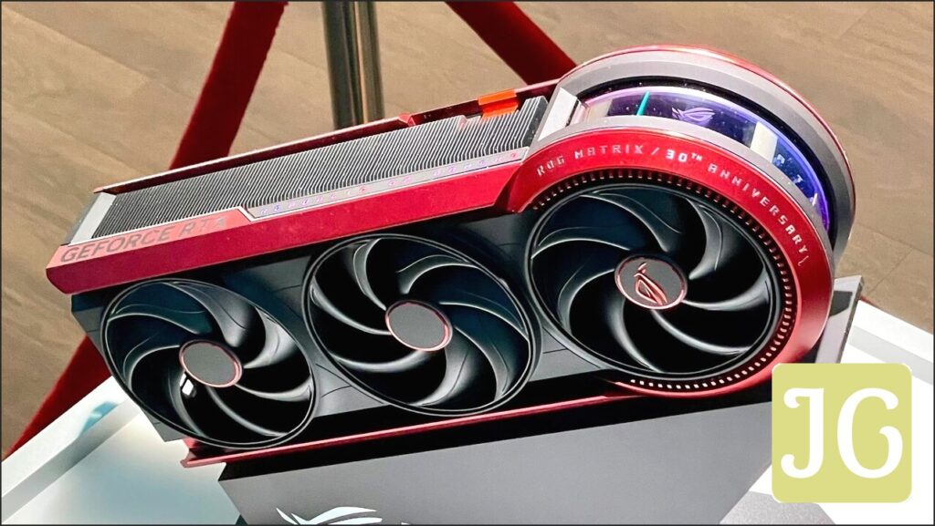 carte graphique ROG geforce RTX rouge