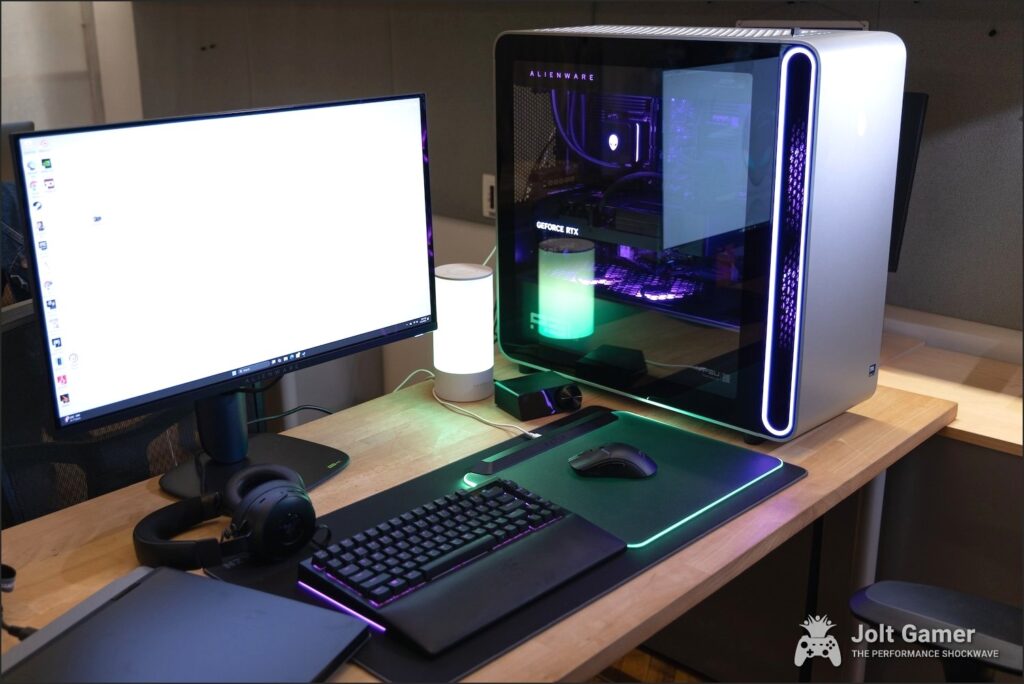 Alienware Area-51 laptop with glowing elements
