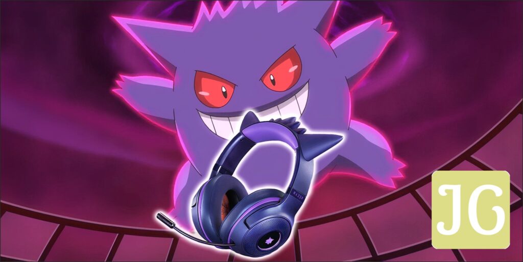 Gengar with Razer Pokémon Headset