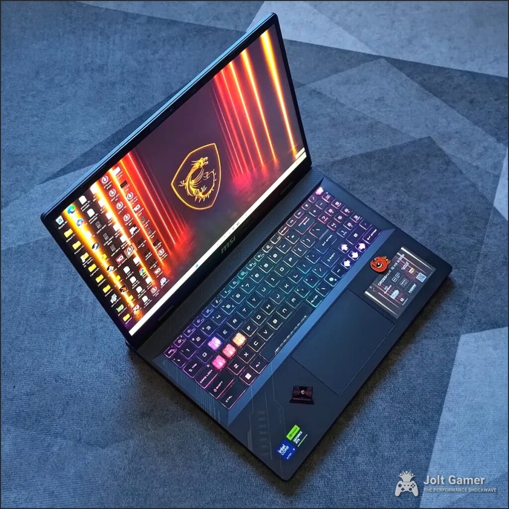 MSI Crosshair 16 HX AI Oblique View