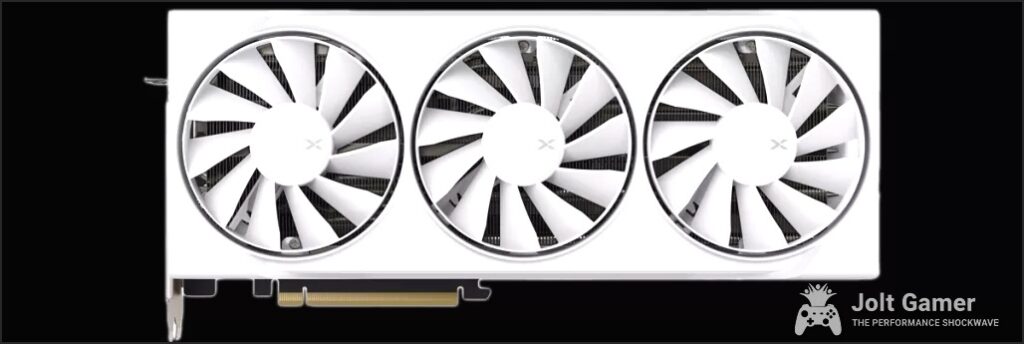 XFX Swift AMD Radeon RX 9070 XT White Triple Fan Gaming Edition Video Card