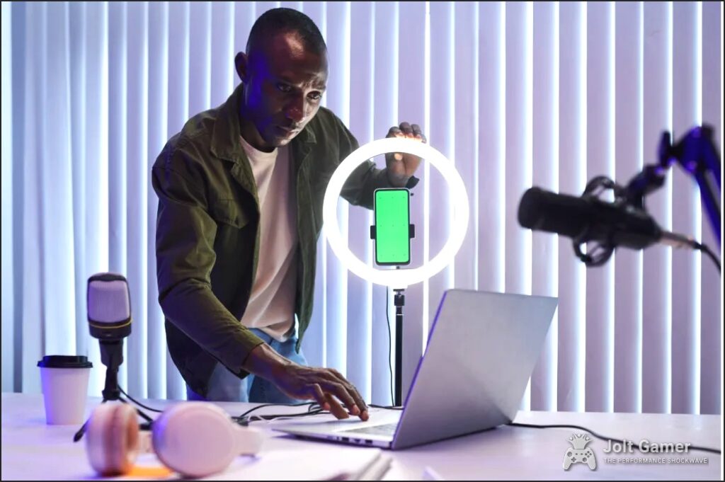 Diagram illustrating different types of streaming light setups